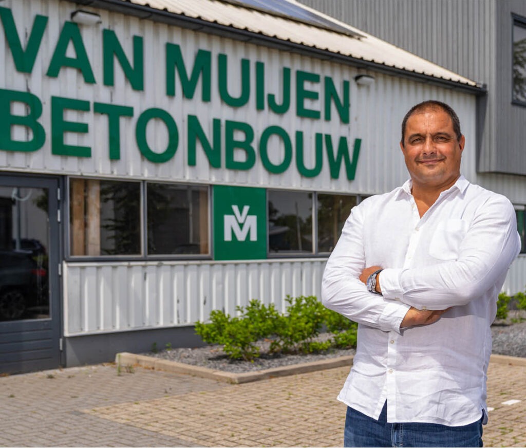 Misja Bakker, eigenaar van Van Muijen Betonbouw